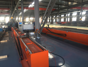 Hydraulic blanking production line