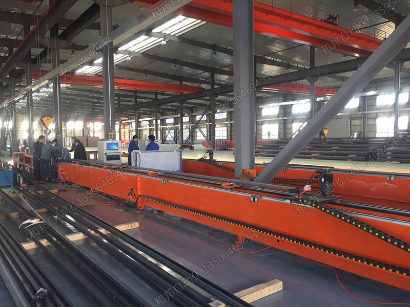 Angle steel profile production line